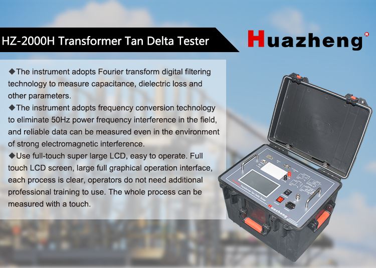 HZ-2000H kapacitance og Tan Delta Test Set Video